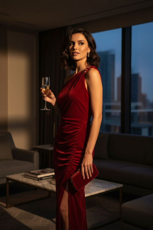 Bella Velvet Dress