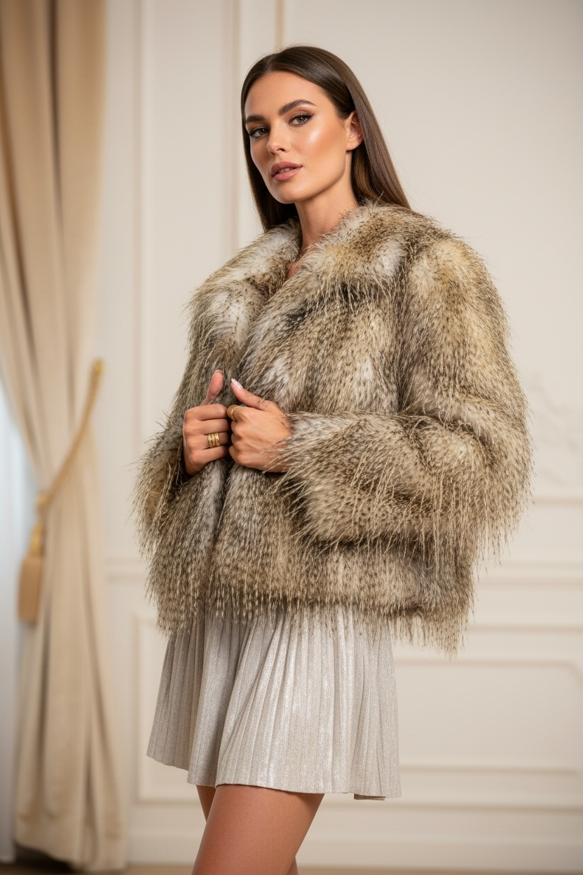 Stefana Fur Jacket